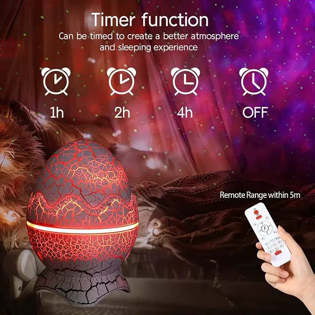 پروژکتور کهکشانی مدل تخم اژدها (Dragon Egg Galaxy Projector)