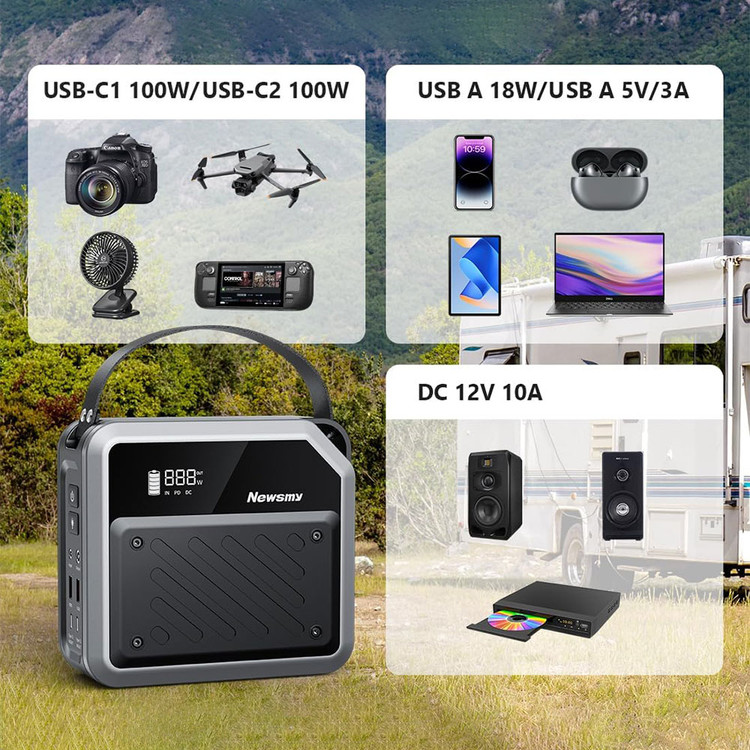 پاور استیشن 72000 میلی آمپر Newsmy مدل P72
