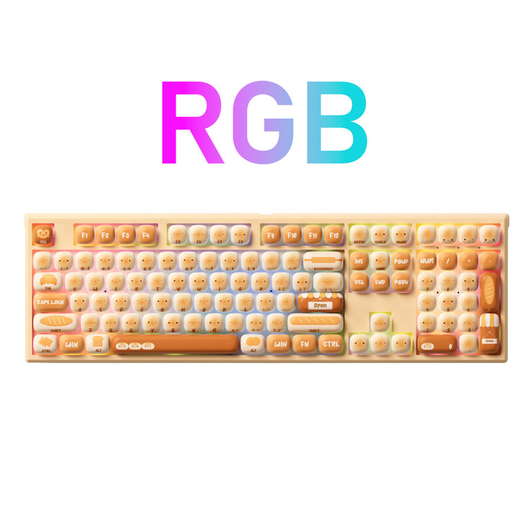 کیبورد مکانیکی MonsGeek MG108B مدل Bun Wonderland