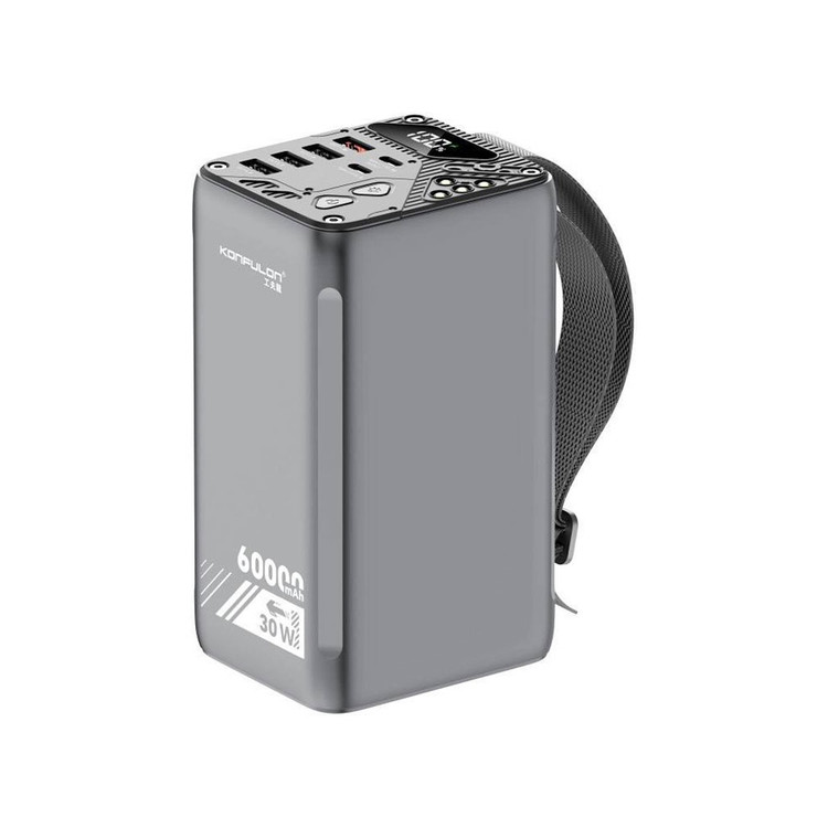 پاوربانک کانفلون مدل A47Q | ظرفیت 60000 میلیآمپر با شارژ سریع و نمایشگر LED