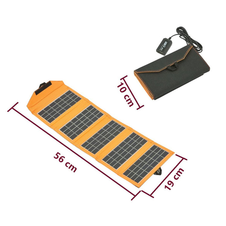 پنل شارژ خورشیدی تاشو 10 وات WGWX-2W-5