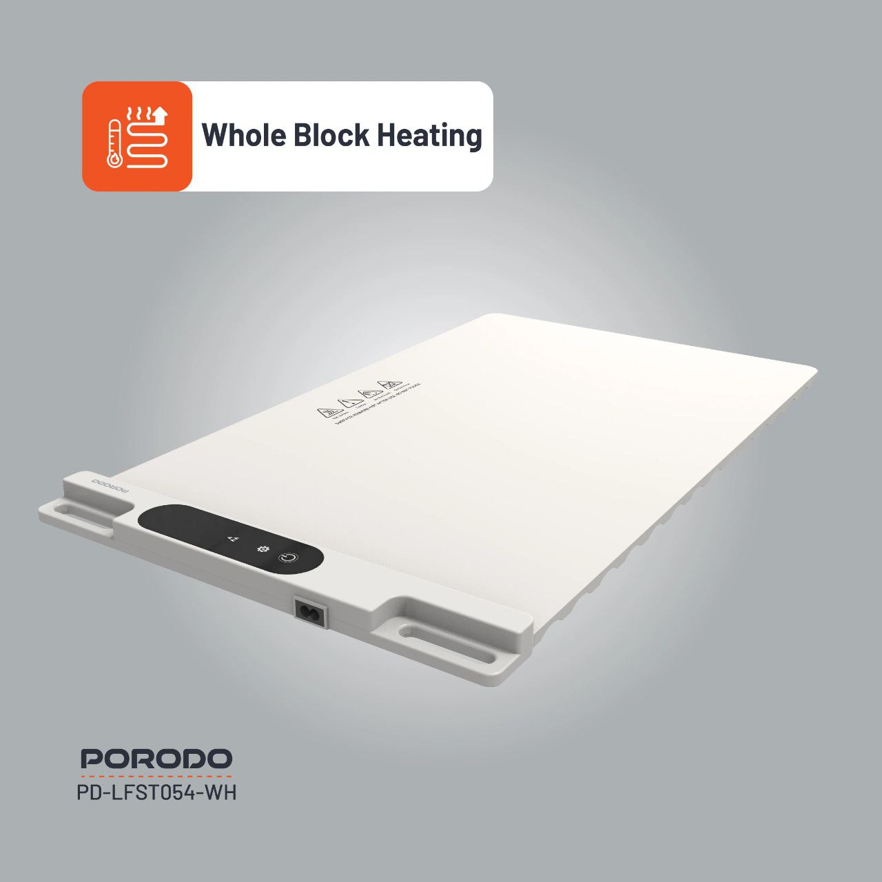 پد گرم‌کننده غذا پرودو Porodo Lifestyle Warming Food Mat XL | پد برقی نگهدارنده حرارت غذا با ۳ حالت دما