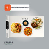 پد گرمکننده غذا پرودو Porodo Lifestyle Warming Food Mat XL | پد برقی نگهدارنده حرارت غذا با ۳ حالت دما