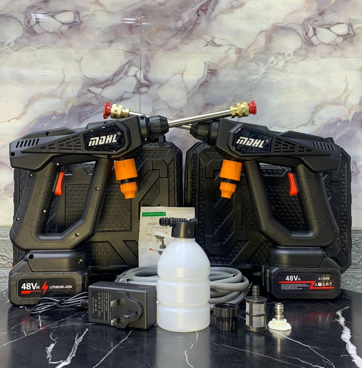 کارواش شارژی پرتابل MDHL 8107 | کارواش خانگی و مسافرتی قابل حمل با ۳ حالت پاشش