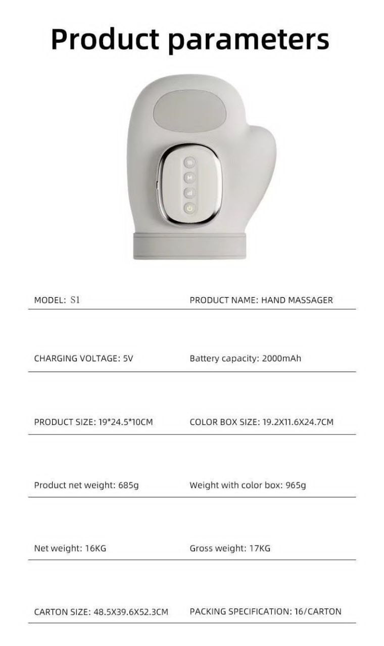 ماساژور دست شارژی حرارتی مدل HandRelax Pro