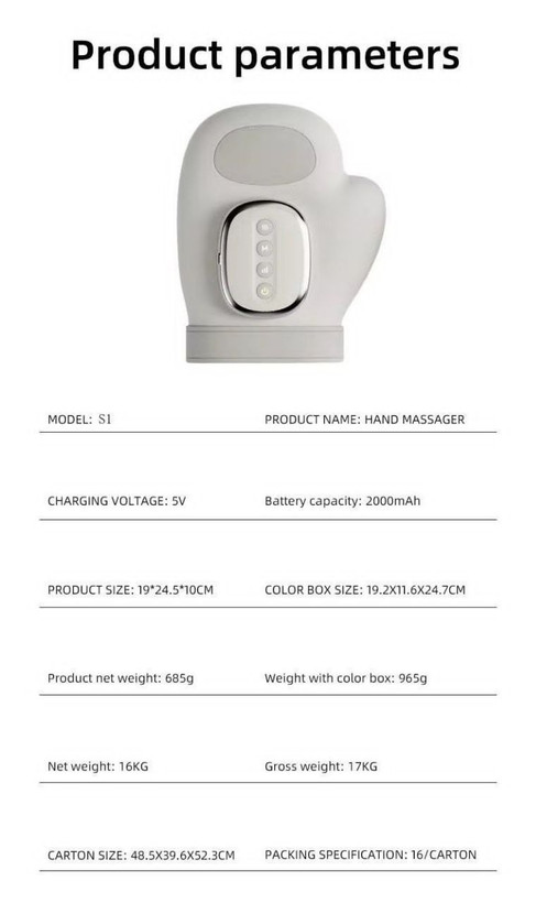ماساژور دست شارژی حرارتی مدل HandRelax Pro