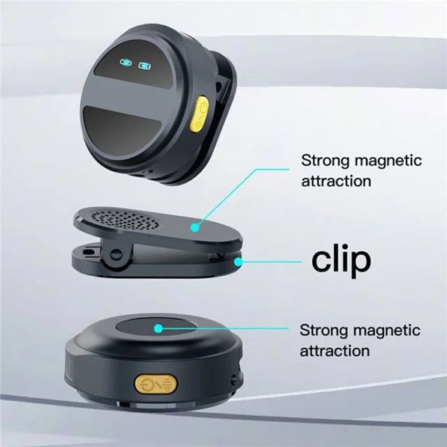 میکروفون یقه‌ای دو نفره SX21 با نویز کنسلینگ – مناسب Type-C و iPhone