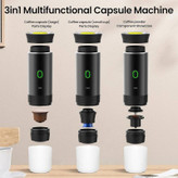 اسپرسوساز شارژی و قابل حمل مدل KF-JN-2 | دستگاه 3in1 دمکن قهوه سرد و گرم