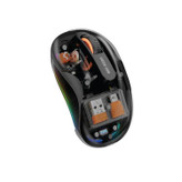 ماوس بیسیم شفاف گرین لاین مدل Turtle Mouse شارژی با دقت 2400DPI