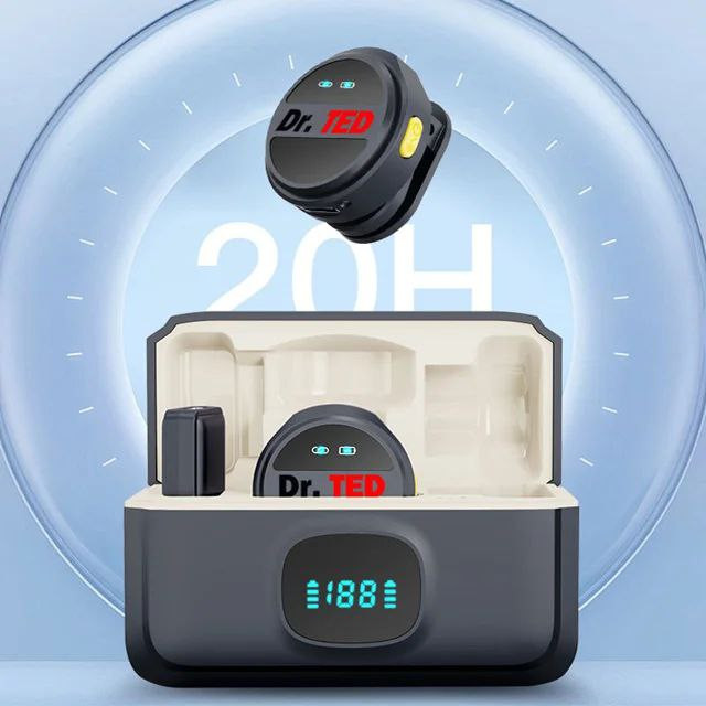 میکروفون یقهای دو نفره SX21 با نویز کنسلینگ – مناسب Type-C و iPhone