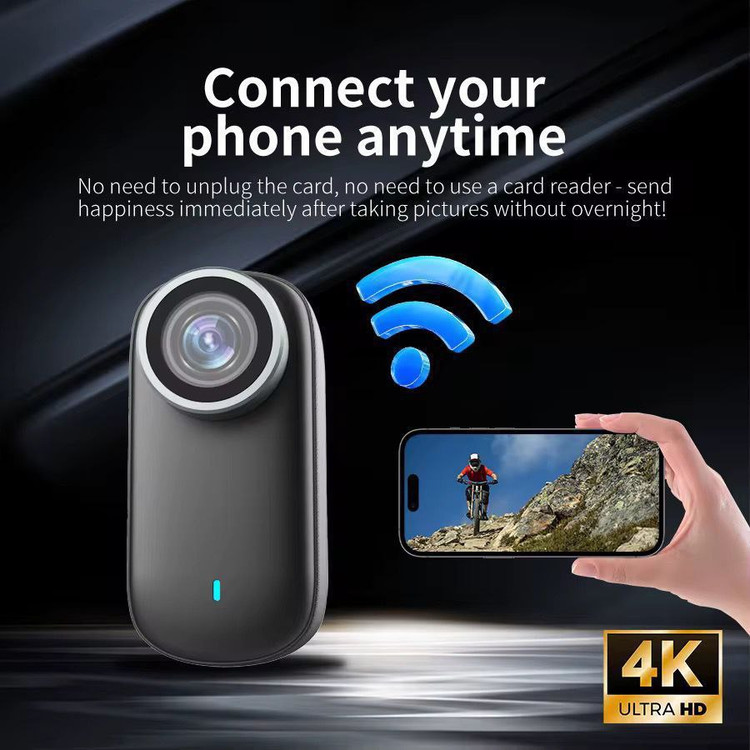 دوربین اکشن اسپرت 4K Ultra HD مدل Box M11 | اکشن کمرا ضدآب با نمایشگر