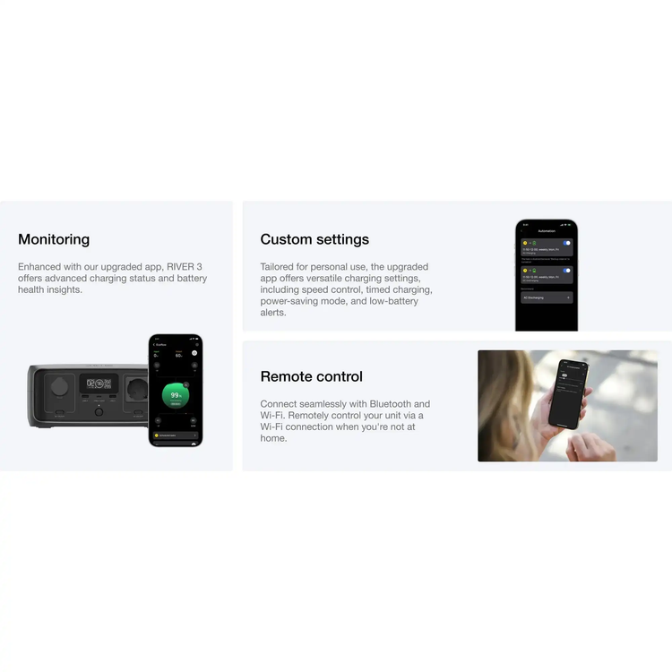 پاور استیشن اکوفلو 300 وات مدل RIVER 3 UPS