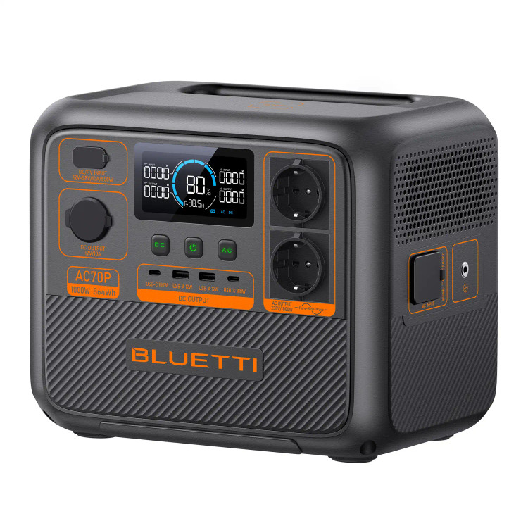 پاور استیشن بلوتی 1000 وات ظرفیت 864 وات ساعت مدل AC70P