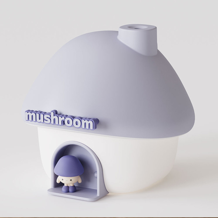 دستگاه بخور سرد شارژی و چراغ خواب اتمسفر مدل Mushroom