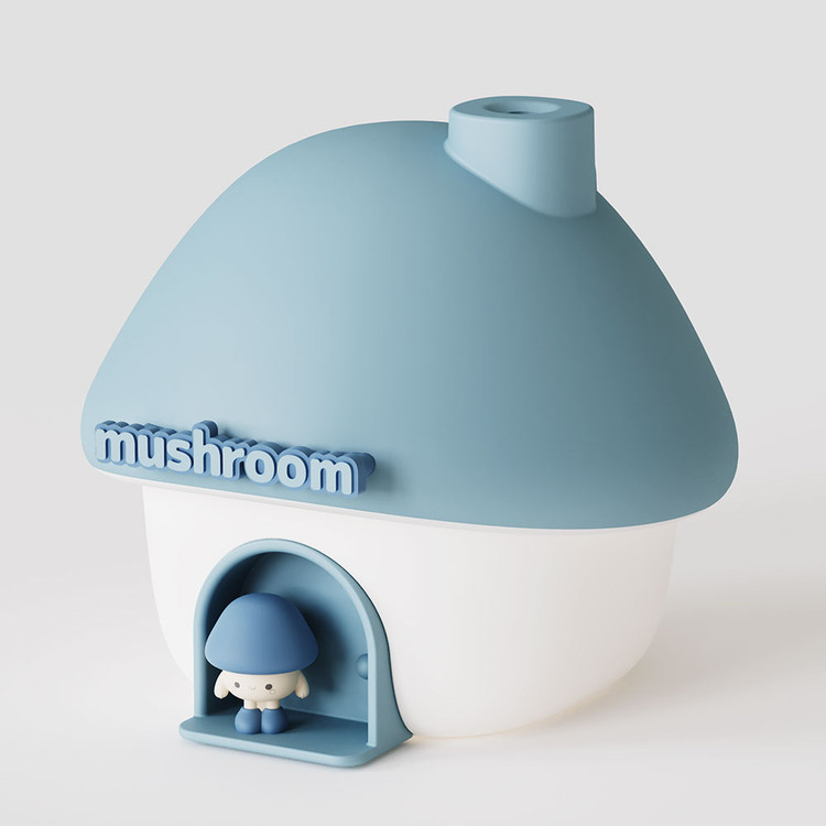 دستگاه بخور سرد شارژی و چراغ خواب اتمسفر مدل Mushroom