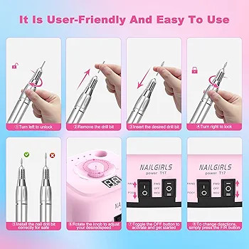 سوهان برقی NAILGIRLS Power T17