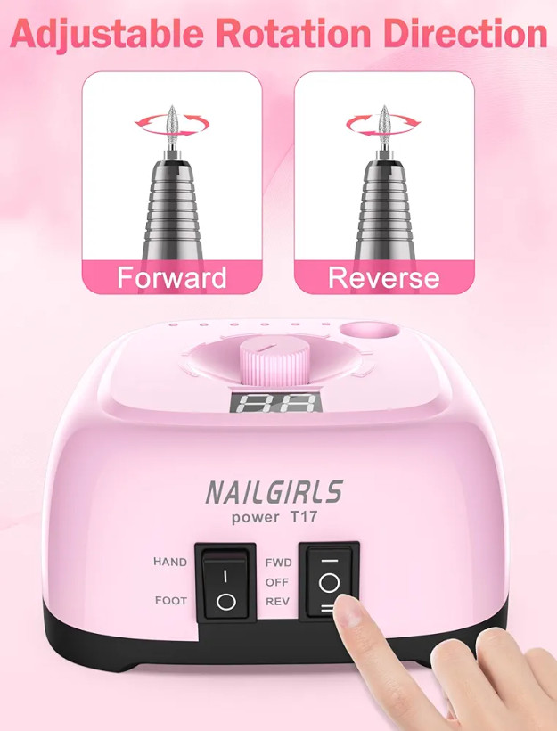 سوهان برقی NAILGIRLS Power T17